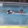 Cristiano Ronaldo et son fils Cristiano Jr en vacances à Miami le 24 juin 2015
