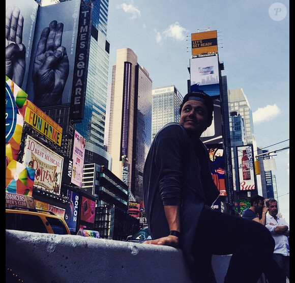 Kev Adams aux Etats-Unis - Image tirée d'Instagram, juin 2015