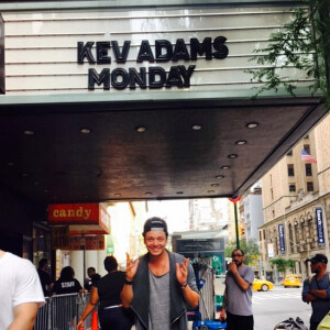 Kev Adams en tournée aux Etats-Unis - Image tirée d'Instagram, juin 2015