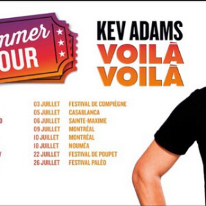 Kev Adams en tournée - Image tirée d'Instagram, juin 2015