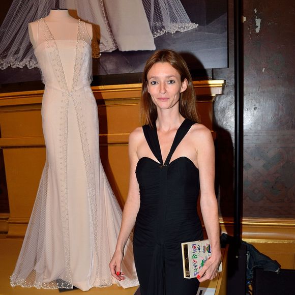 Audrey Marnay assiste à la présentation d'Alexis Mabille (collection haute couture automne-hiver 2015-2016) au Palais Garnier. Paris, le 8 juillet 2015.