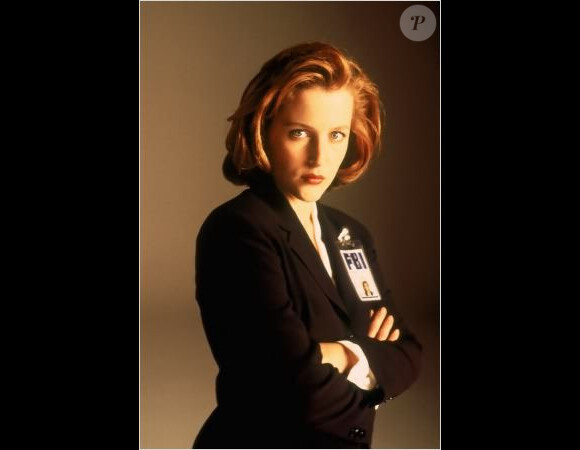 Gillian Anderson (Dana Scully) dans X-Files.