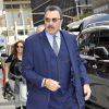 Tom Selleck arrive à l'émission "The Late Show With David Letterman" à New York, le 16 octobre 2014