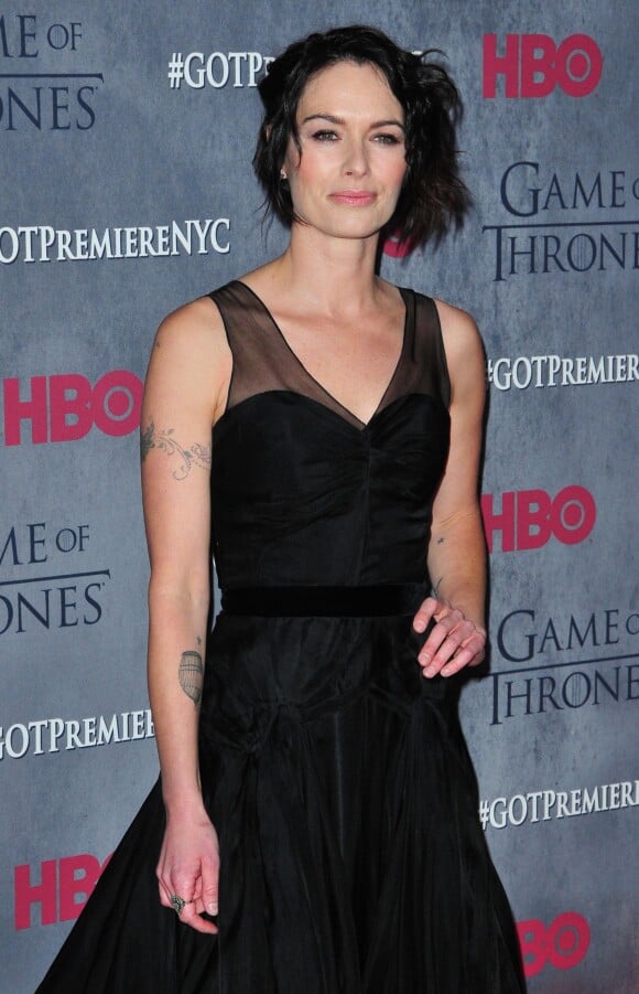Lena Headey à la Présentation de la saison 4 de la série "Game of Thrones" à New York, le 19 mars 2014.