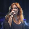 Priscilla Betti participe au concert de l'association Enfant Star et Match, qui fête ses 10 ans, à Antibes, le 8 juillet 2015.