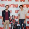 Newtiteuf et Sebastien Hamidi assistent a l'avant premiere de Ant-Man au grand Rex a Pariis, France, le 09 juillet 2015. 