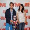 Christophe Michalak et Delphine Mc Carty assiste a l'avant premiere de Ant-Man au grand Rex a Pariis, France, le 09 juillet 2015.