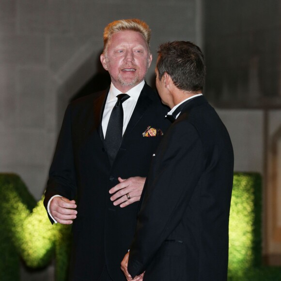Boris Becker lors du Dîner des Champions de Wimbledon au Guidlhall de la Cité de Londres, le 12 juillet 2015