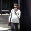 Naya Rivera enceinte fait du shopping dans les rues de Beverly Hills, le 10 juillet 2015  