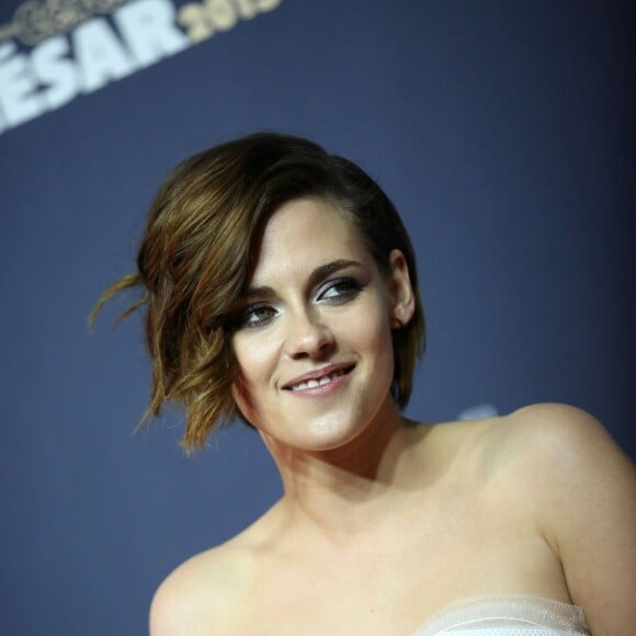 Kristen Stewart - Photocall de la 40e cérémonie des César au théâtre du Châtelet à Paris le 20 février 2015.