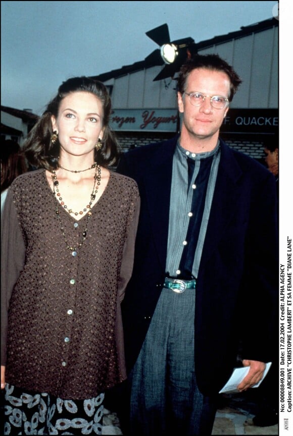 Christophe Lambert et son ex-femme Diane Lane en 2004.