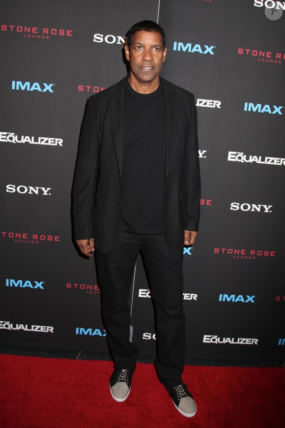 Denzel Washington lors de la première du film "The Equalizer" à New York, le 22 septembre 2014.