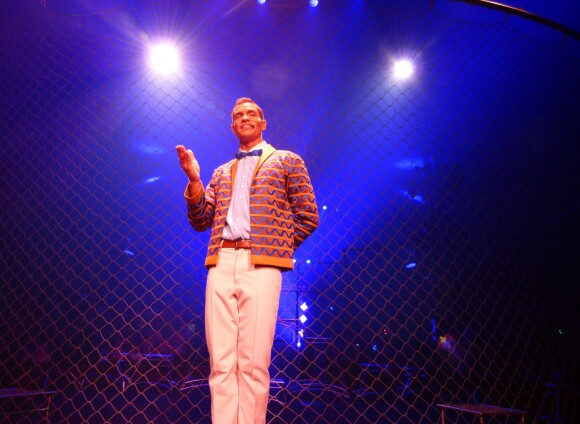 Exclusif - Kevin Sagau, lors du spectacle Ecris l'histoire à l’occasion des 30 ans du cirque Arlette Gruss à Gassin, le 15 juillet 2015.