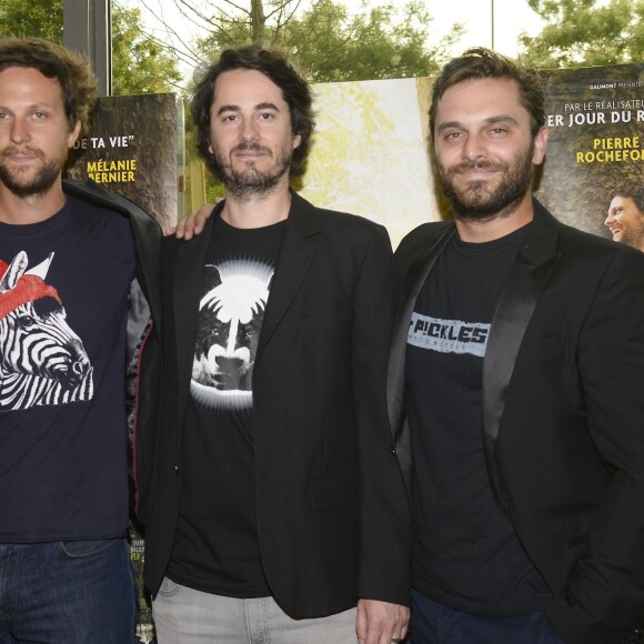 Pierre Rochefort, Rémi Bezançon et Pio Marmaï - Avant-première du film "Nos Futurs" au cinéma "UGC Ciné Cité Paris 19" à Paris, le 16 juillet 2015.