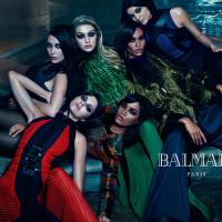 Kendall et Kylie Jenner, Bella et Gigi Hadid, Balmain réunit les soeurs célèbres