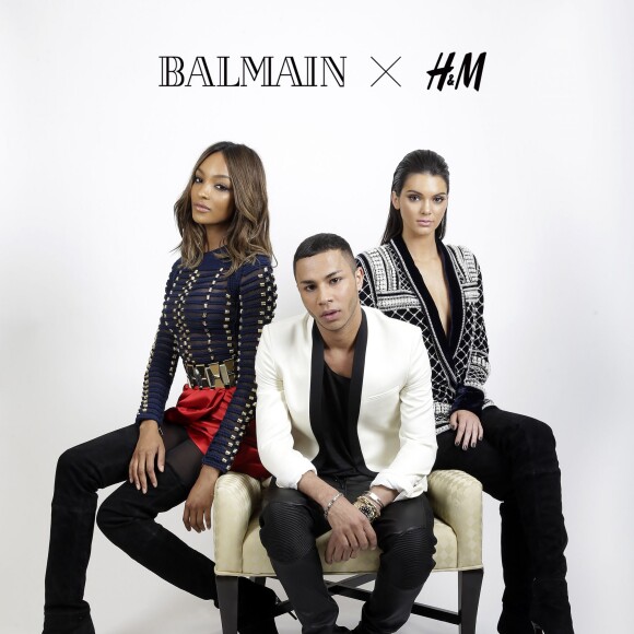 H&M s'associe avec le directeur artistique de la maison Balmain, Olivier Rousteing.