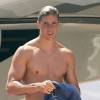 Exclusif - Le joueur de football espagnol Fernando Torres, en vacances à Ibiza, le 4 juillet 2015.