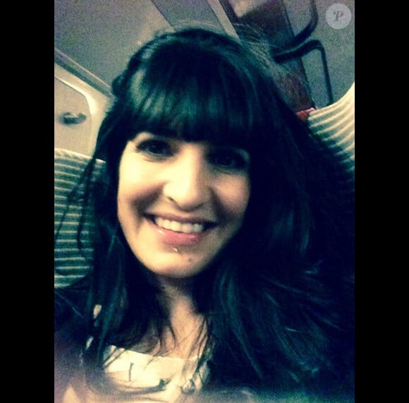 Selfie de Marjorie des L5, pris dans le train en novembre 2014.