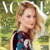 Nicole Kidman en couverture de Vogue, numéro d'août 2015.