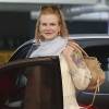 Exclusif - Nicole Kidman, son mari Keith Urban et leurs enfants Faith et Sunday Rose vont déjeuner au restaurant à Beverly Hills, le 15 février 2015. 
