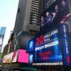 Times Square aux couleurs du PSG à New York le 22 juillet 2015