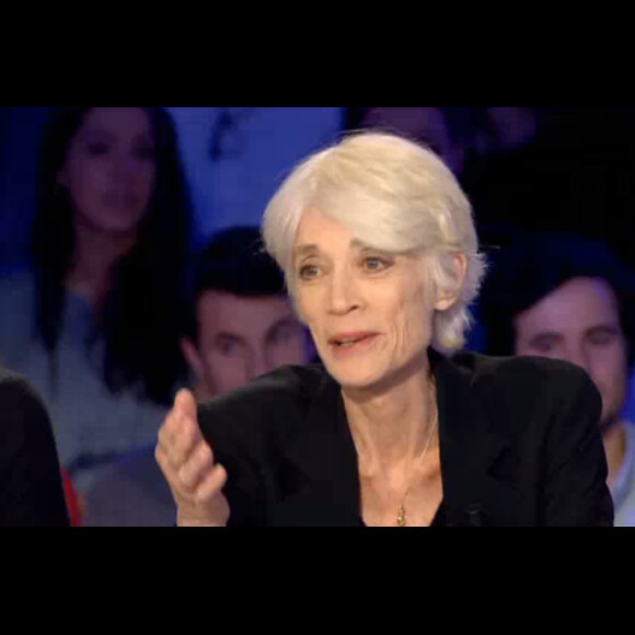 Fançoise Hardy dans On n'est pas couché sur France 2, le samedi 7 mars 2015.