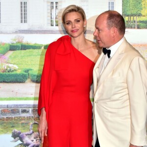 Le prince Albert II de Monaco et la princesse Charlène de Monaco - 67e Gala de la Croix-Rouge Monégasque (Bal de la Croix-Rouge) à Monaco, le 25 juillet 2015