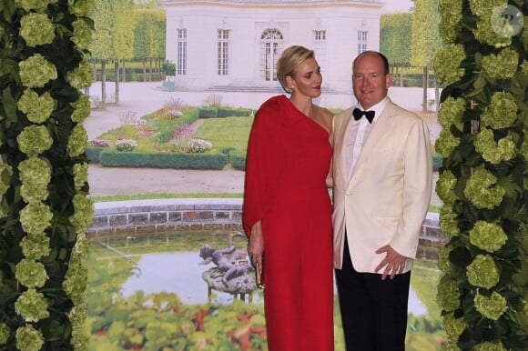 Albert II de Monaco et la princesse Charlène de Monaco - 67e Gala de la Croix-Rouge Monégasque (Bal de la Croix-Rouge) à Monaco, le 25 juillet 2015