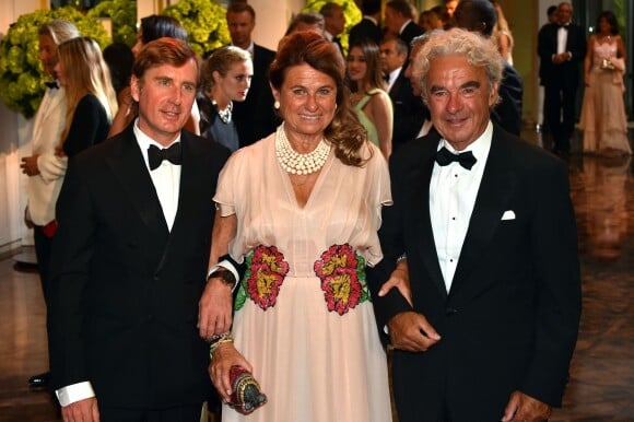 Catherine Pastor, le psychiatre psychanalyste Pierre Decourt - 67 ème Gala de la Croix-Rouge Monégasque (Bal de la Croix-Rouge) à Monaco le 25 juillet 2015