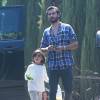Exclusif - Scott Disick a passé quelques heures en famille avec ses enfants Mason et Penelope à Beverly Hills. Le 23 juillet 2015