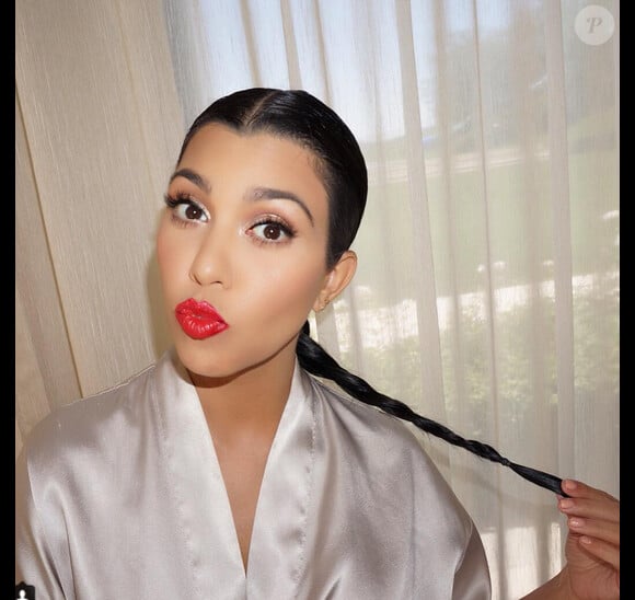 Kourtney Kardashian a posté un selfie sur Instagram / juillet 2015