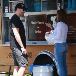 Exclusif - Sofia Vergara et Joe Manganiello achètent des beignets à Los Feliz Le 25 Juillet 2015