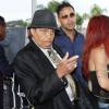 Joe Jackson visite un club de football à Sao Paulo, le 24 juillet 2015.
