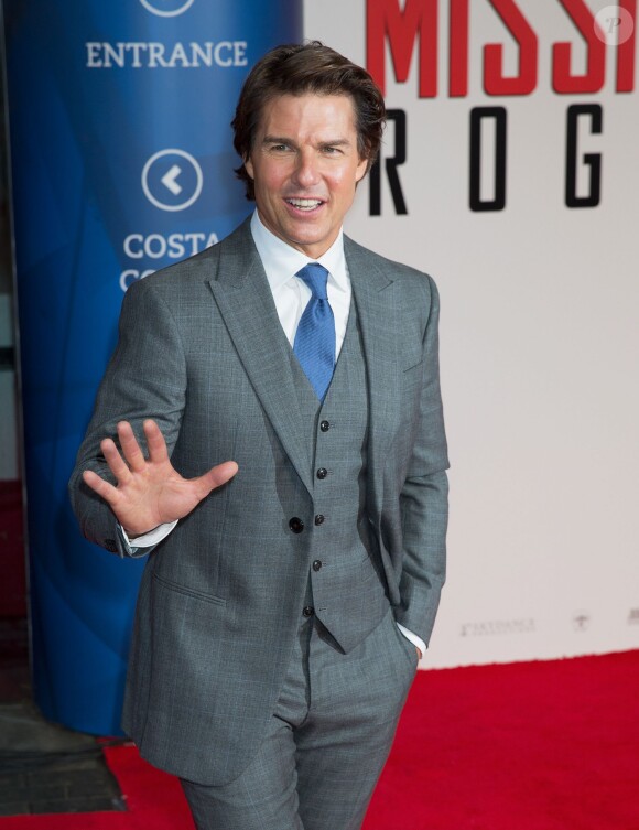 Tom Cruise - Première du film "Mission Impossible - Rogue Nation" à Londres le 25 juillet 2015. 