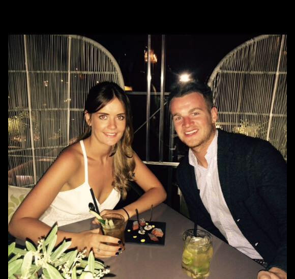 Emily Thomas avec son boyfriend Alex Roberts à Rome (photo postée le 23 avril 2015)