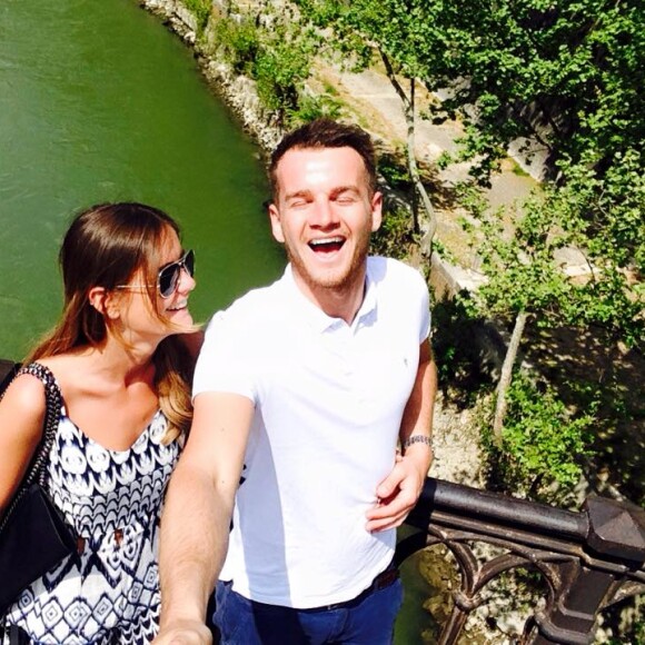 Emily Thomas avec son boyfriend Alex Roberts à Rome (photo postée le 21 avril 2015)