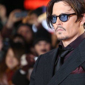Johnny Depp - Avant-première du film "Charlie Mortdecai" à Londres le 19 janvier 2015.