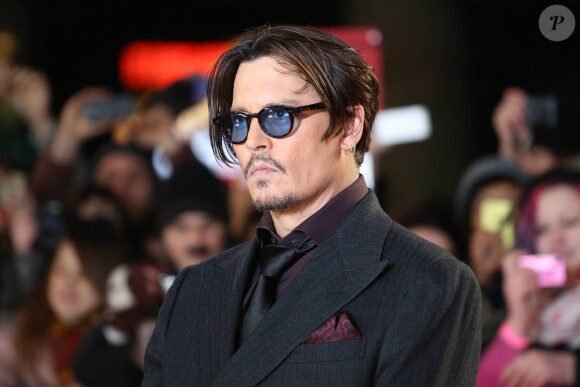 Johnny Depp - Avant-première du film "Charlie Mortdecai" à Londres le 19 janvier 2015.