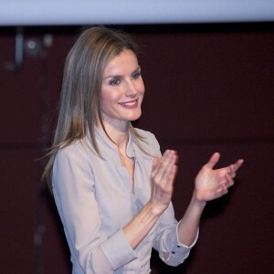 Letizia d'Espagne lors de la première édition des Prix Nationaux de la mode, le 6 juin 2014 à Madrid.