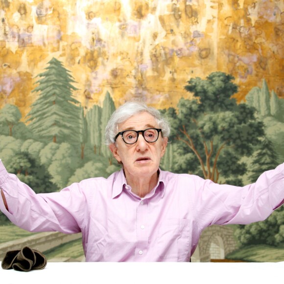 Woody Allen en conférence de presse pour le film "Irrational Man" au London Hotel à New York le 25 juillet 2015.