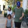 Depuis la séparation, Scott Disick fait tout pour passer du temps avec son fils Mason à Los Angeles. Le 30 juillet 2015.
