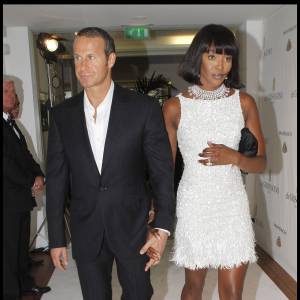 Vladimir Doronin et Naomi Campbell en 2010 à Cannes