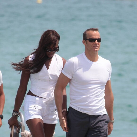 Vladimir Doronin et Naomi Campbell en 2010 à Saint-Tropez