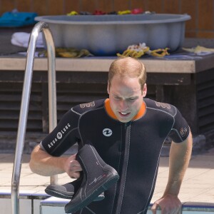 Le prince William participait le 9 juillet 2014 à Londres à un entraînement de plongée avec le British Sub-Aqua Club (BSAC), dont il a pris la présidence, succédant à son père le prince Charles. Sa passion pour la plongée, son épouse Kate, qui a obtenu la certification niveau 2, la partage.