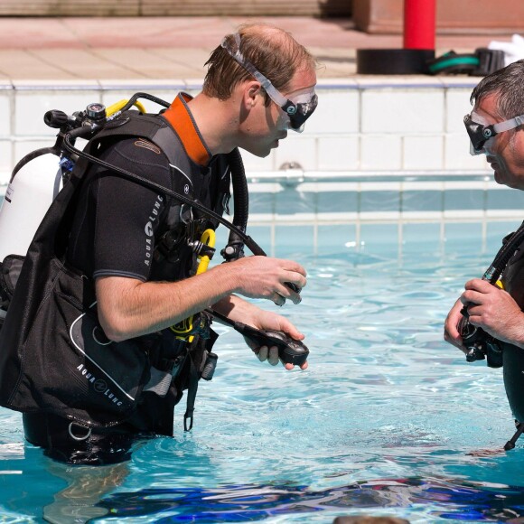 Le prince William participait le 9 juillet 2014 à Londres à un entraînement de plongée avec le British Sub-Aqua Club (BSAC), dont il a pris la présidence, succédant à son père le prince Charles. Sa passion pour la plongée, son épouse Kate, qui a obtenu la certification niveau 2, la partage.