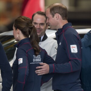 Kate Middleton et le prince William lors de la remise des prix de l'America's Cup World Series à Portsmouth le 26 juillet 2015