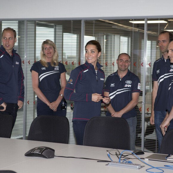 Kate Middleton et le prince William lors de la remise des prix de l'America's Cup World Series à Portsmouth le 26 juillet 2015