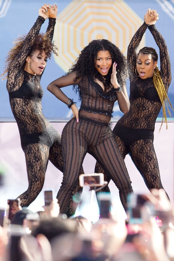 Nicki Minaj participe à la GMA (Good Morning America) Summer Concert Series à New York. Le 23 juillet 2015.