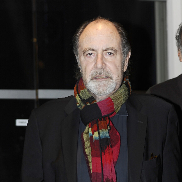 Exclusif - Michel Delpech arrive à l'enregistrement de l'émission "Vivement dimanche" à Paris le 15 octobre 2014.