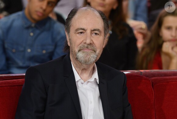 Michel Delpech - Enregistrement de l'émission "Vivement dimanche" à Paris le 15 octobre 2014.